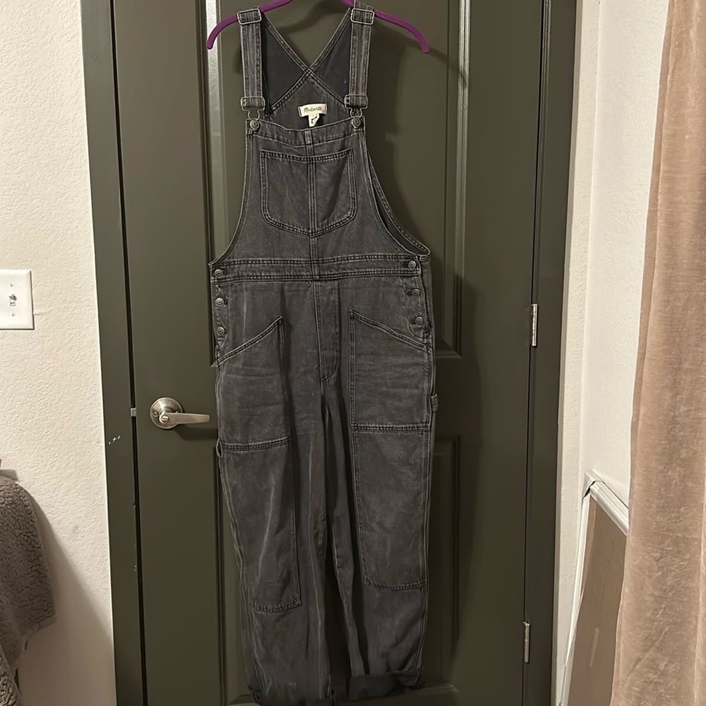 Madewell black overalls size xl